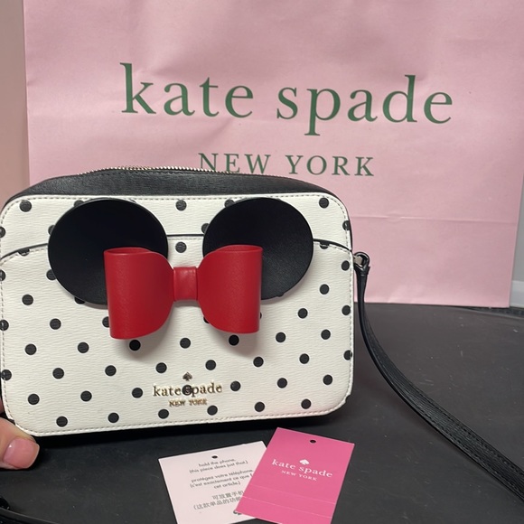 disney x kate spade new york other minnie mouse camera bag - Picture 9 of 9
